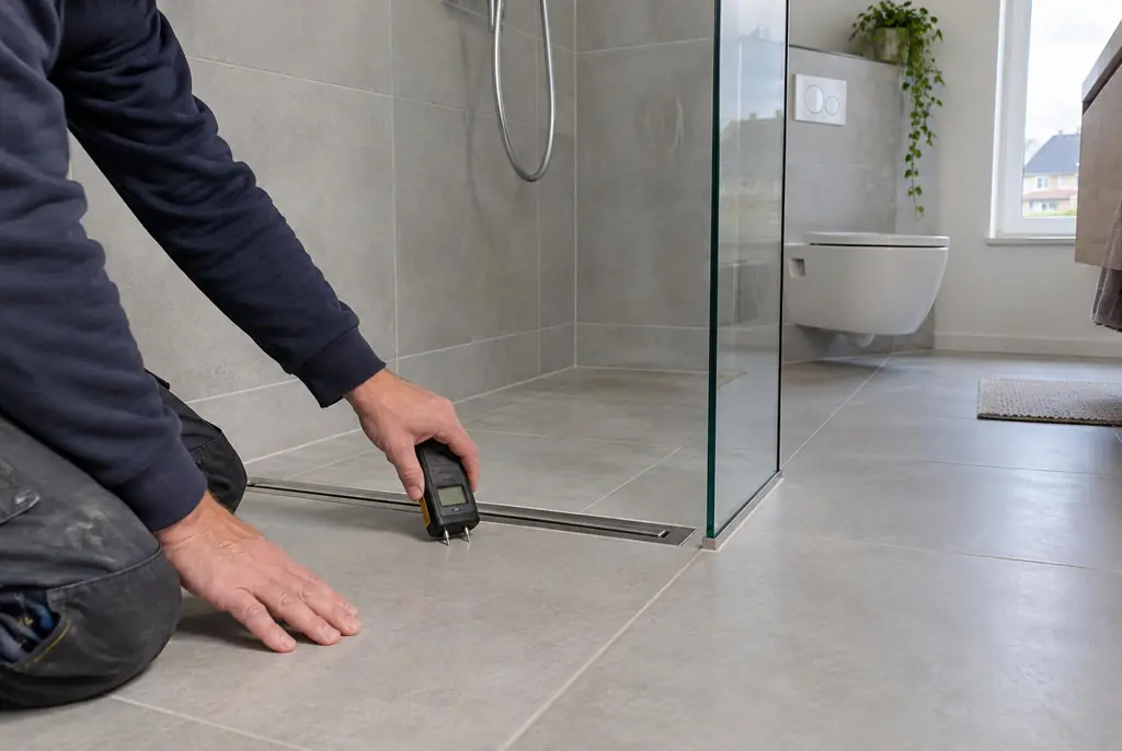 Lekdetectie Lunteren – badkamer in een nieuwbouwwoning