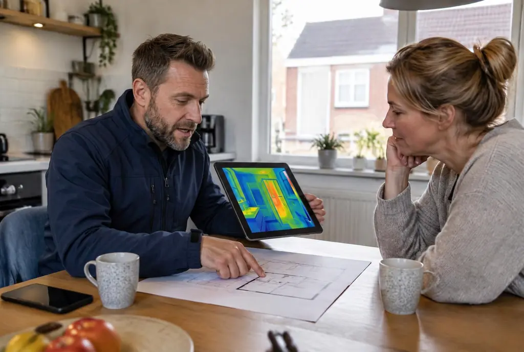 Lekdetectie Lunteren – bevindingen bespreken aan de keukentafel